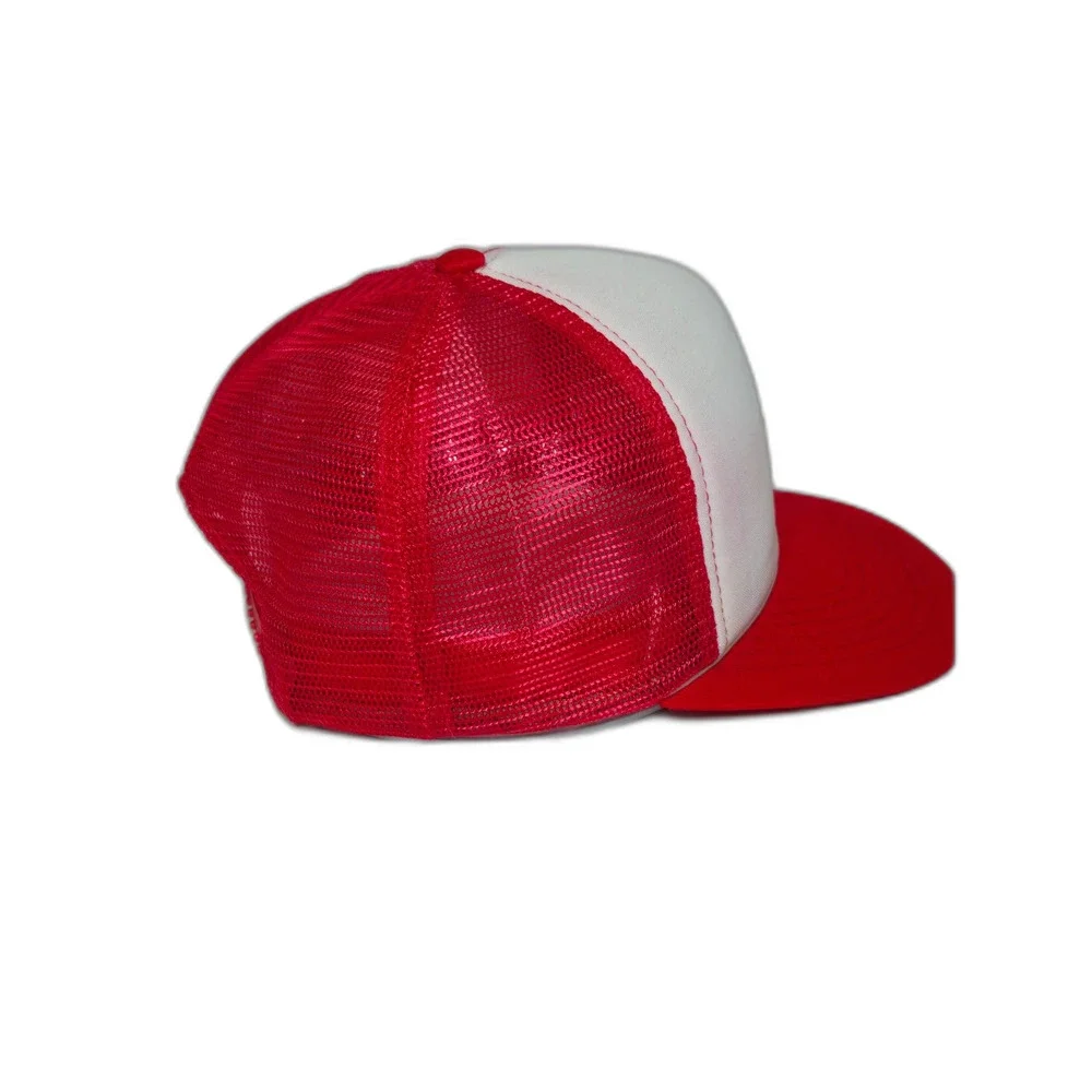Vintage 80's Mission Hill Spartans Trucker Hat | Designer Award | Red/White
